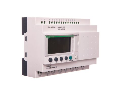 Przekaź.progamowalny 12we, 8wy 240V AC RTC/LCD ZELIO LOGIC SR2B201FU