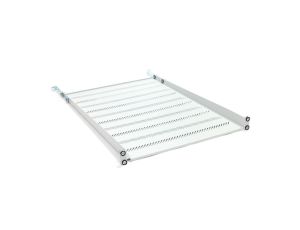 Półka 19 cali 1U G/650 szara (RAL 7035) z podporą TN-19-650-1U-GY