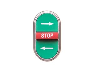 Napęd przycisku potrójny zielony/czerwony /STRZAŁKI LEWO-PRAWO STOP/ z samopowrotem LPCB7365