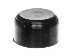 Osłona gumowa do przycisków wystających i podświetlanych czarna LPXAU142