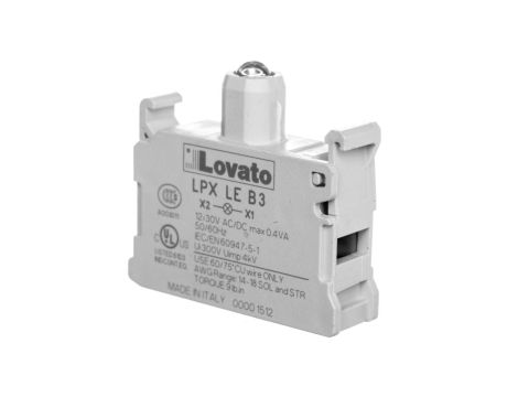 Oprawka z LED zielona 12-30V AC/DC LPXLEB3