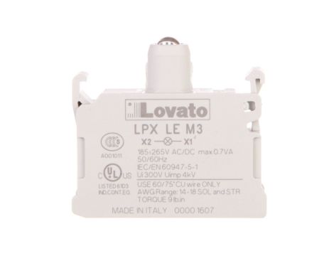 Oprawka z LED biała 12-30V AC/DC LPXLEB8