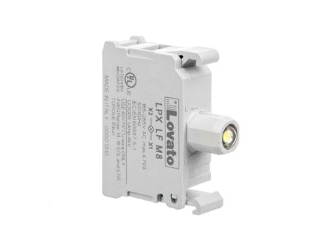 Oprawka z LED biała 185-265V AC migająca LPXLFM8