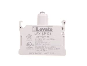 Oprawka z LED czerwona 85-140V AC LPXLPE4