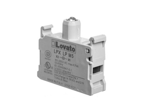 Oprawka z LED żółta 185-265V AC LPXLPM5
