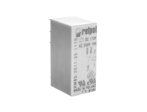 Przekaźnik miniaturowy 1P 16A 110V DC PCB AgNi RM85-2011-35-1110 600024 /20szt./