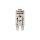 Moduł sygnalizacyjny LV (dioda LED czerwony + warystor V) 110-230 V AC/DC M93R szary 854861