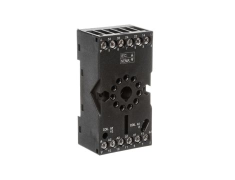 Gniazdo wtykowe do przekaźników R15 3P 12A 300V AC (można montować moduł czasowy COM3) GZP11 2613506