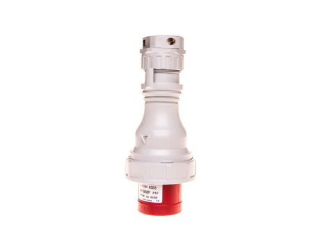 Wtyczka przenośna 5P 63A 400V czerwona IP67 IVGN 6353