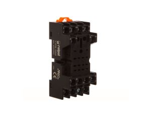 Gniazdo wtykowe do przekaźnika R4 10A 300V AC czarne GS4 2613504