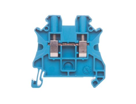 Złączka szynowa 2-przewodowa 4mm2 niebieska NSYTRV42BL