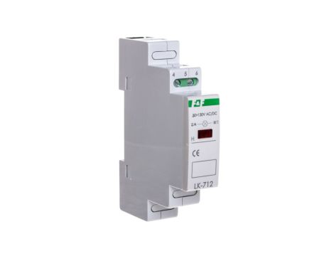 Lampka modułowa 1-fazowa czerwona 30-130V AC/DC LK-712R-30-130V