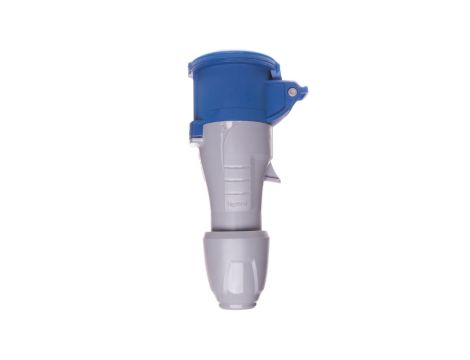 Gniazdo przenośne 3P 16A 230V niebieskie IP44 P17 TEMPRA PRO 555104