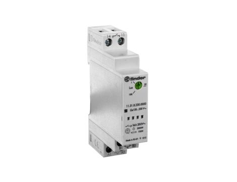 Wyłącznik zmierzchowy 1Z 16A 230V AC 17,5mm IP20 czujnik zewnętrzny 1-100lx 11.31.8.230.0000