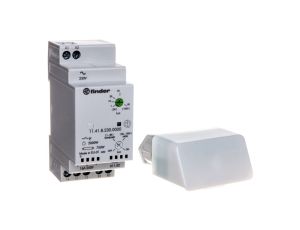 Wyłącznik zmierzchowy 1P 16A 230V AC 35mm IP20 czujnik zewnętrzny IP54 1-80lx 11.41.8.230.0000