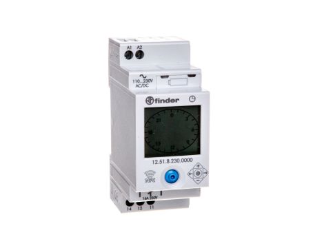 Zegar cyfrowy tygodniowy dobowy NFC jednokanałowy 16A 230VAC 12.51.8.230.0000