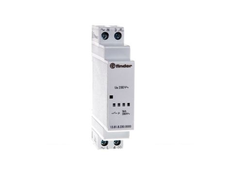 Elektroniczny przekaźnik impulsowy bistabilny 1Z 16A 230V AC 17,5mm 350-100W 13.81.8.230.0000