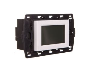 Termostat elektroniczny biały do zabudowy, programowany tygodniowo 1C.51.9.003.0007
