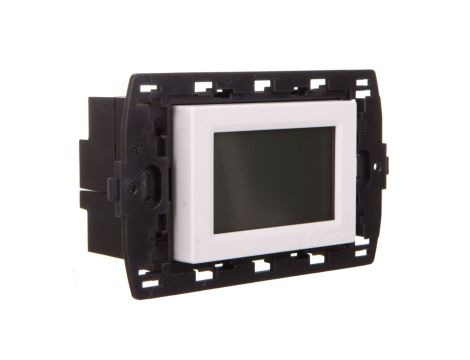 Termostat elektroniczny biały do zabudowy, programowany tygodniowo 1C.51.9.003.0007