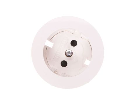 Berker R.1/R.3 Gniazdo pojedyncze z/u 16A SCHUKO białe 47232089