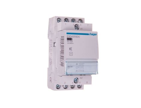 Stycznik modułowy cichy 25A 4Z 24V DC ESD425SDC