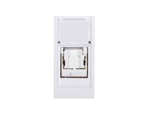 Systo Gniazdo komputerowe pojedyncze RJ45 Cat.5E FTP 1 moduł biały WS213