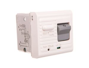 MOSAIC Wyłącznik różnicowoprądowy 16A 10mA Typ A biały 077534