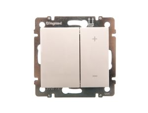 VALENA Ściemniacz przyciskowy 600W kremowy 774174