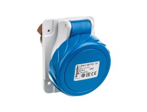 Gniazdo przemysłowe, kątowe, 16A, 2p+E, 200...250 V AC, IP 67 PKY16F723