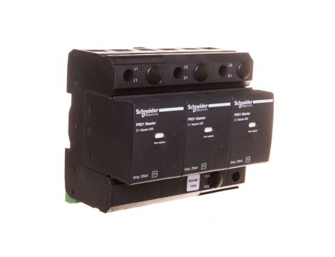 Ochronnik przeciwprzep. PRD1 Master, 3 bieg., 350 V, z sygnalizacją 16362