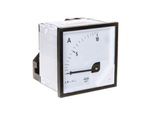 Amperomierz analogowy prądu zmiennego tablicowy EA17 72x72, 10A do pomiaru bezpośredniego