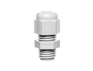 Dławnica kablowa poliamidowa M12 IP68 HELUTOP HT-M12 jasnoszara 93908