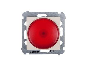 Simon 54 Sygnalizator świetlny LED czerwone światło kremowy DSS2.01/41