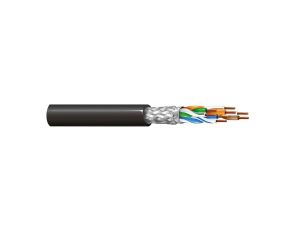 Kabel teleinformatyczny przemysłowy SF/UTP kat.5e 4x2x24AWG drut FRNC BL-74001NH.01500 /bębnowy/