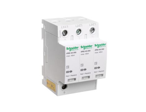 Ogranicznik przepięć Typ T2 3P 40kA 1,4kV 350V iPRD-40-40kA-350V-3P A9L40300