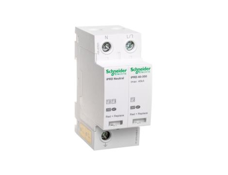 Ogranicznik przepięć Typ T2 1P+N 40kA 1,4kV 350V iPRD-40r-40kA-350V-1PN A9L40501