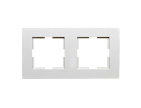 Karre Ramka 2-Krotna, Kolor Biały / 90960261