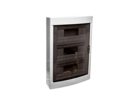 Rozdzielnica natynkowa 3x12 3-Rzędowa 36-Modułowa IP40 Drzwi Transparentne 90912136 VIko by Panasonic