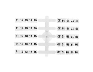 Oznacznik elastyczny do złączek szynowych EO3 /11-20/ 20x10szt. 003901754