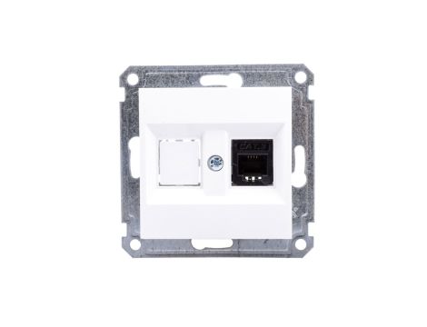 Lumina Gniazdo telefoniczne białe WL2010