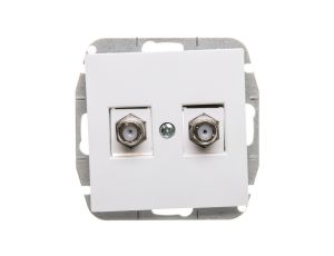 Sentia Gniazdo antenowe 2xTV typ F-F 1487-10