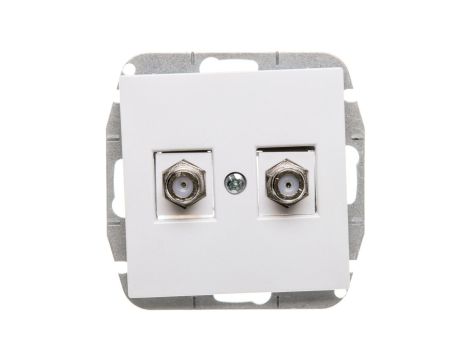 Sentia Gniazdo antenowe 2xTV typ F-F 1487-10