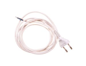 Przewód przyłączeniowy bez wyłącznika 250cm biały SP-250/2X0,75/-BIA YNS10000451