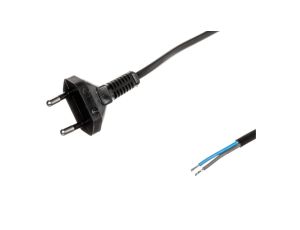 Przewód przyłączeniowy bez wyłącznika 250cm czarny SP-250/2X0,75/-CZN YNS10000454