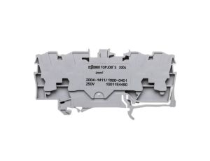 Złączka szynowa diodowa 4-przewodowa szara 2004-1411/1000-401