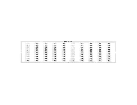 Oznaczniki WMB 2x 1-50 793-4666 /5szt./