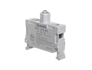 Oprawka z LED zielona 185-265V AC światło ciągłe LPXLPBM3