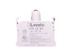 Oprawka z LED żółta 12-30V AC/DC światło ciągłe LPXLEB5