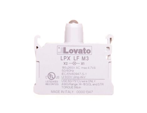 Oprawa z LED zielona 185-265V AC światło migające LPXLFM3