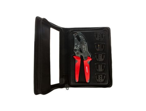 Praska ręczna z kompletem matryc (praska + 5szt matryc + opakowanie) PR_33-Z5